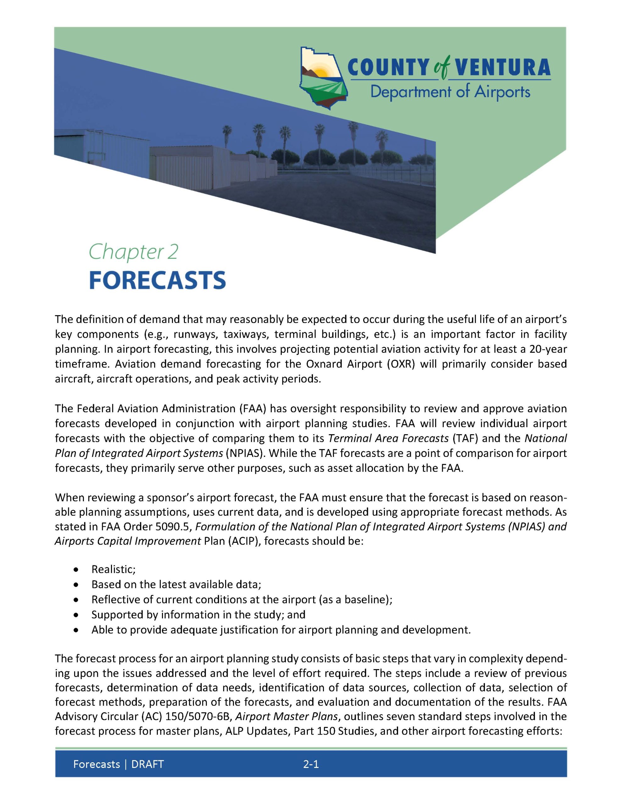 Study Documents / Documentos del Estudio Oxnard Airport Noise Study